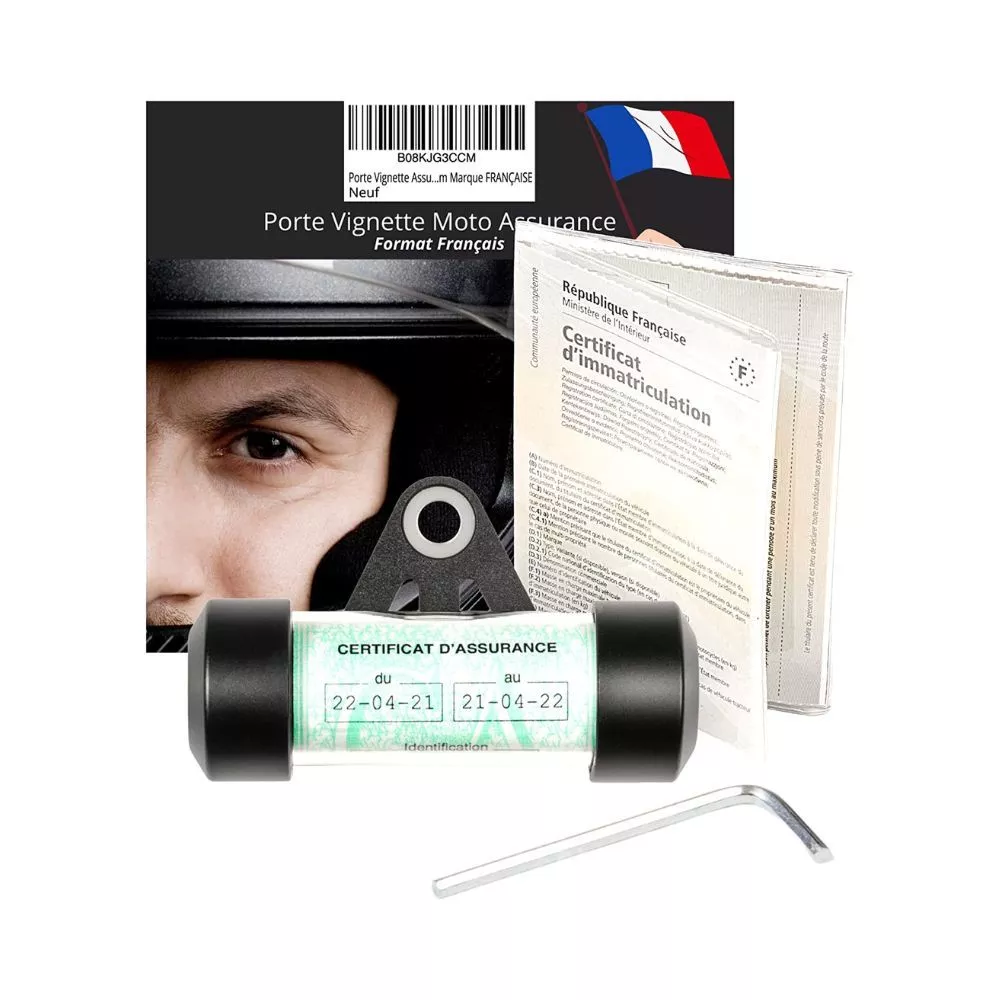 porte-vignette-assurance-moto-tube-noir-cylindre-blaubody-pochette-carte-grise-motards