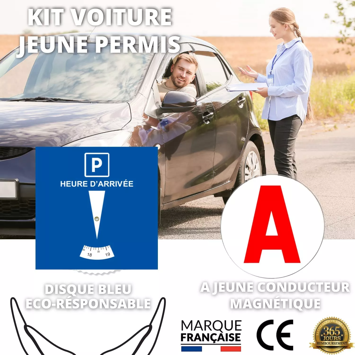 Kit Jeune Conducteur Voiture INDISPENSABLE - Pack Accessoire